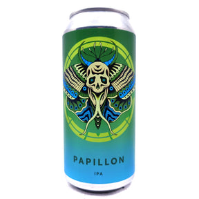 Otherworld Papillon IPA 5.5% (440ml can)-Hop Burns & Black