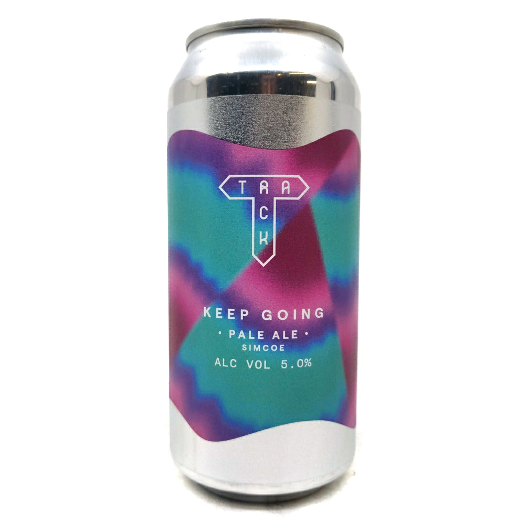 Track Keep Going Pale Ale 5% (440ml can)-Hop Burns & Black