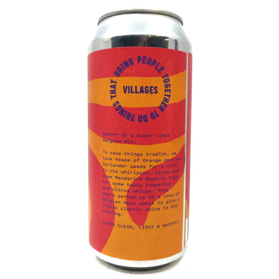 Villages Whippy Belgian Wit 4.4% (440ml can)-Hop Burns & Black