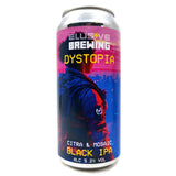 Elusive Brewing Dystopia Black IPA 5.2% (440ml can)-Hop Burns & Black