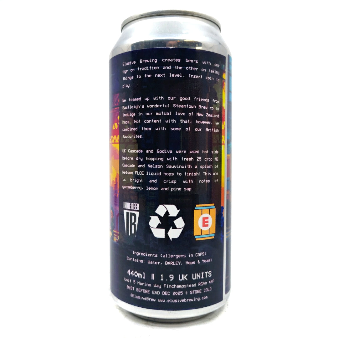 Elusive Brewing Platform Pale Ale 4.4% (440ml can)-Hop Burns & Black