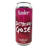 Yonder Raspberry Gose 4% (440ml can)-Hop Burns & Black