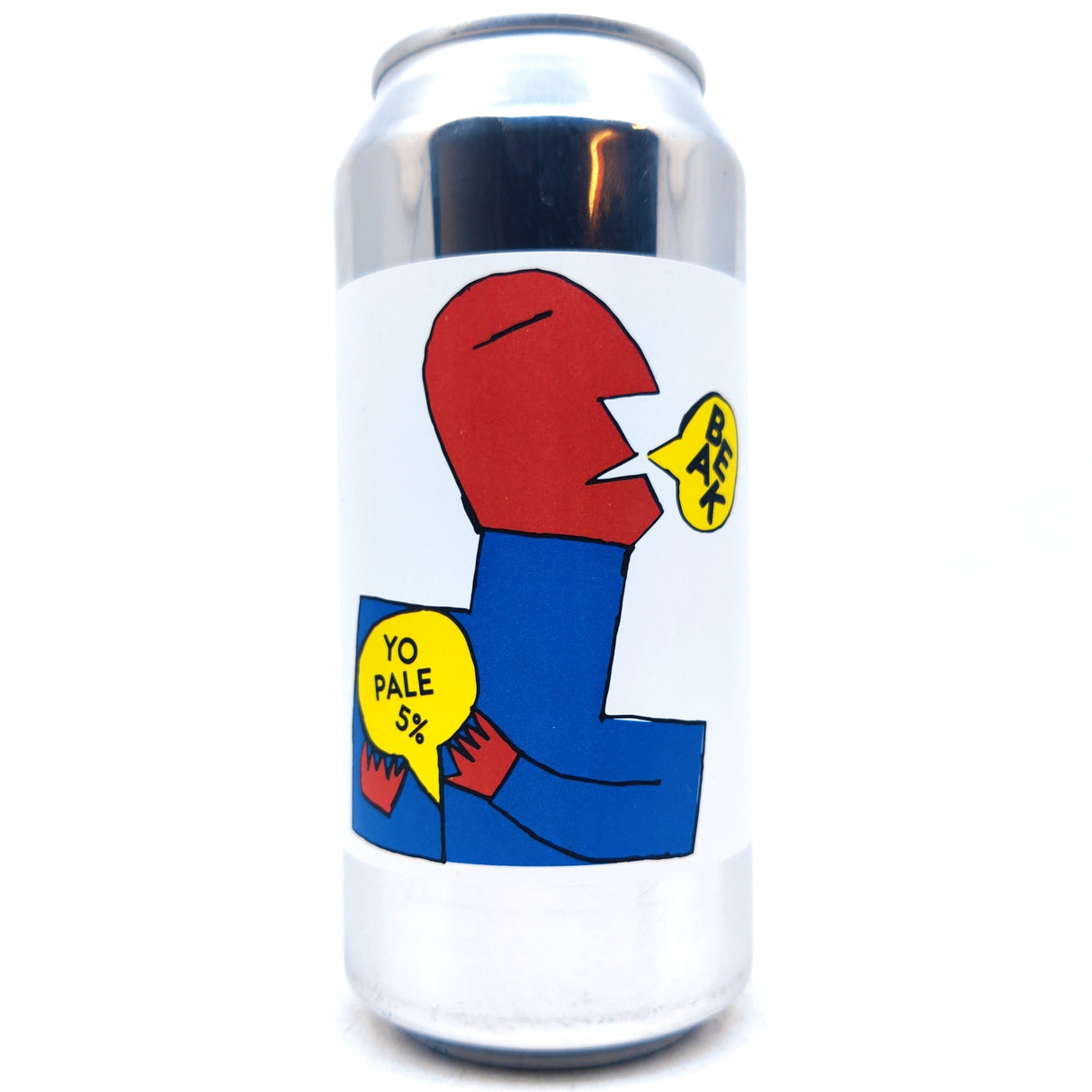 Beak Brewery Yo Pale Ale 5% (440ml can)-Hop Burns & Black