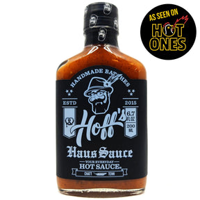 Hoff & Pepper Haus Sauce Hot Sauce (200ml)-Hop Burns & Black