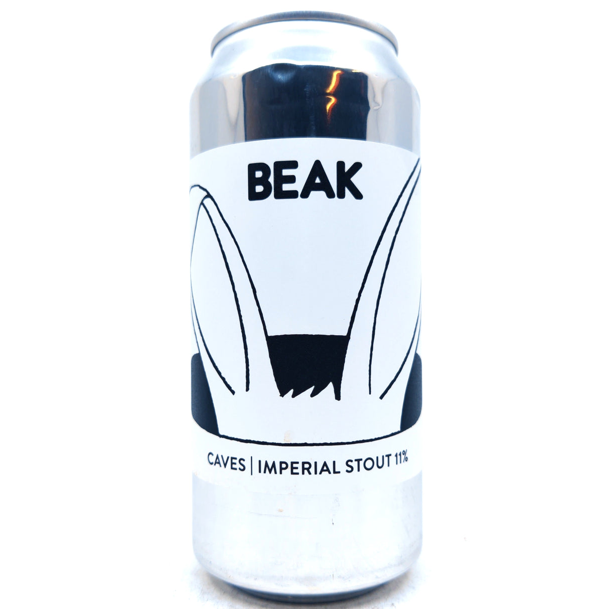 Beak Brewery Caves Imperial Stout 10% (440ml can)-Hop Burns & Black