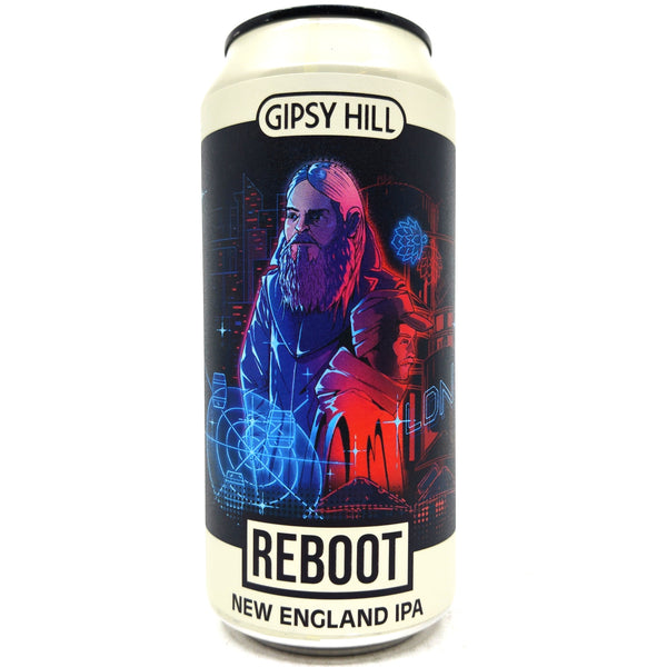 Gipsy Hill Reboot New England IPA 6% (440ml can)-Hop Burns & Black