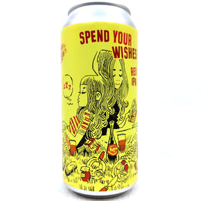 Burning Sky x Elusive Spend Your Wishes Red IPA 6.5% (440ml can)-Hop Burns & Black