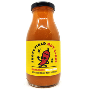 Shots Fired Original Reaper Hot Sauce (250ml)-Hop Burns & Black