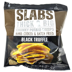 Slabs Black Truffle Chunky Potato Crisps (80g)-Hop Burns & Black