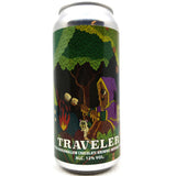 White Dog Traveler Imperial Stout 12% (440ml can)-Hop Burns & Black