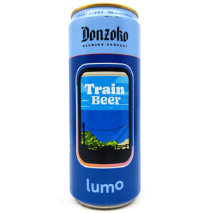 Donzoko Train Beer Pale Ale 4.5% (330ml can)-Hop Burns & Black