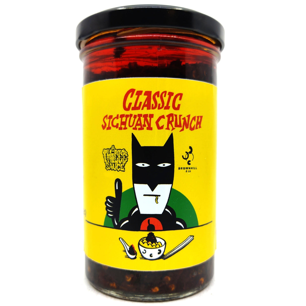 Thiccc Sauce x Little Leeds Beerhouse Classic Sichuan Crunch Crispy Chilli Oil (277ml)-Hop Burns & Black