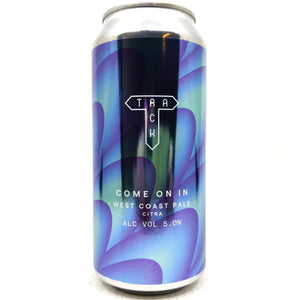 Track Come On In West Coast Pale Ale 5% (440ml can)-Hop Burns & Black
