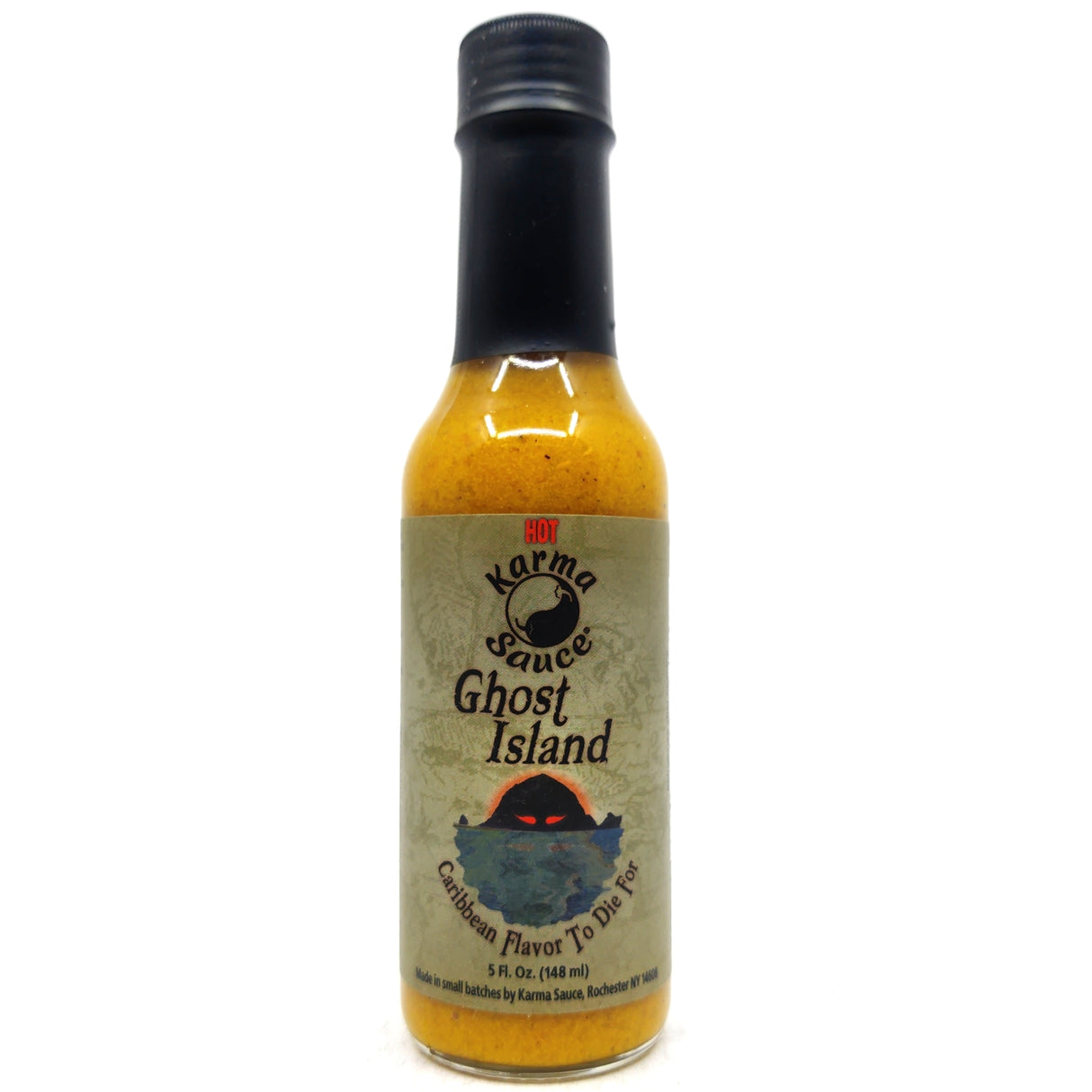 Karma Sauce Ghost Island Hot Sauce (148ml)-Hop Burns & Black