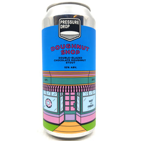 Pressure Drop Doughnut Shop Double Glazed Chocolate Doughnut Stout 10% (440ml can)-Hop Burns & Black