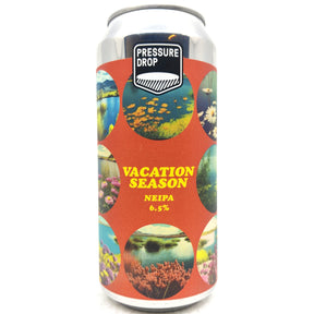Pressure Drop Vacation Season New England IPA 6.5% (440ml can)-Hop Burns & Black