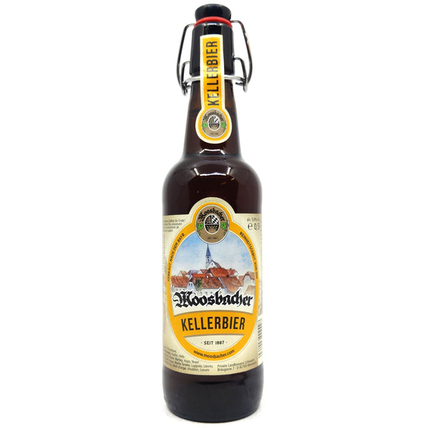 Moosbacher Kellerbier 5.2% (500ml)-Hop Burns & Black