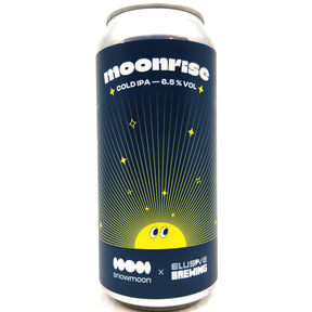 Snowmoon x Elusive Brewing Moonrise Cold IPA 6.5% (440ml can)-Hop Burns & Black
