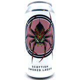 Otherworld Scottish Smoked Lager 5.5% (440ml can)-Hop Burns & Black
