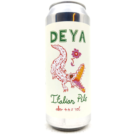 DEYA Italian Pils 4.4% (500ml can)-Hop Burns & Black