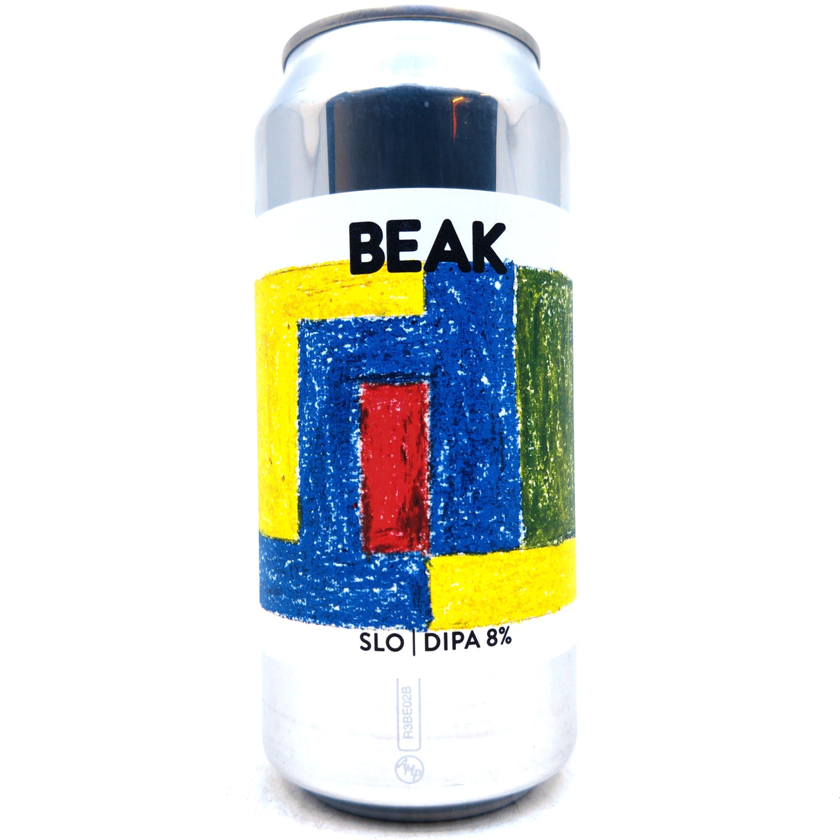 Beak Brewery Slo Double IPA 8% (440ml can)-Hop Burns & Black