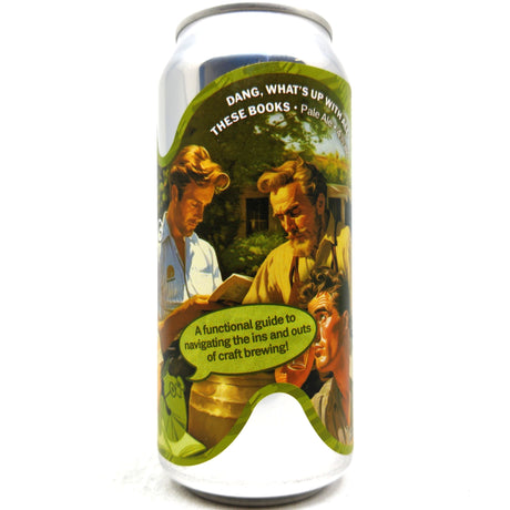 Sureshot Dang, What's Up With These Books Pale Ale 4% (440ml can)-Hop Burns & Black