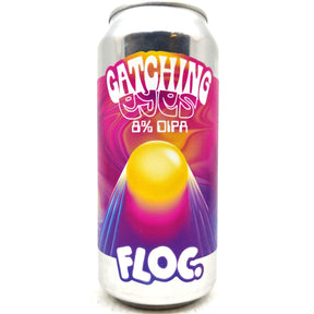 Floc Brewing Catching Eyes Double IPA 8% (440ml can)-Hop Burns & Black