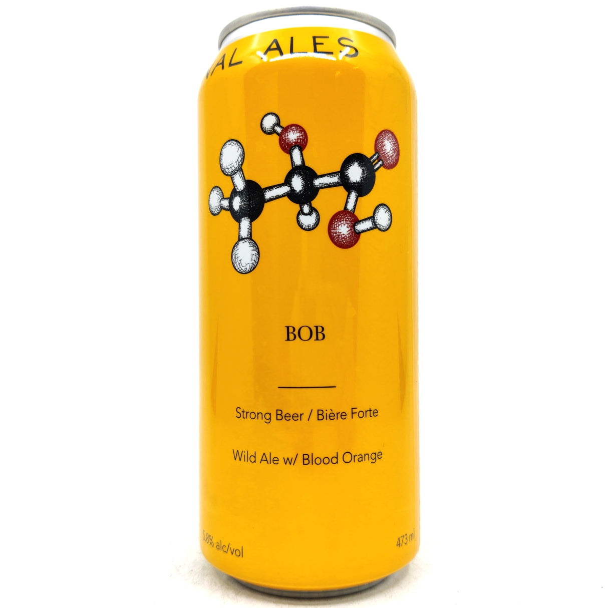 Trial & Ale Bob Wild Ale with Blood Orange 5.8% (473ml can)-Hop Burns & Black