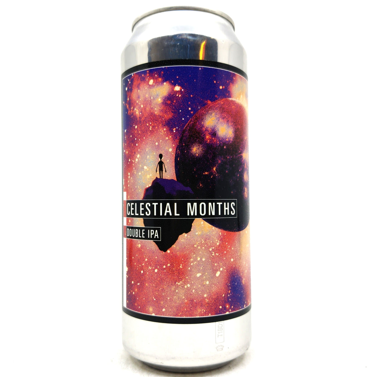 Makemake Celestial Months Double IPA 8% (440ml can)-Hop Burns & Black