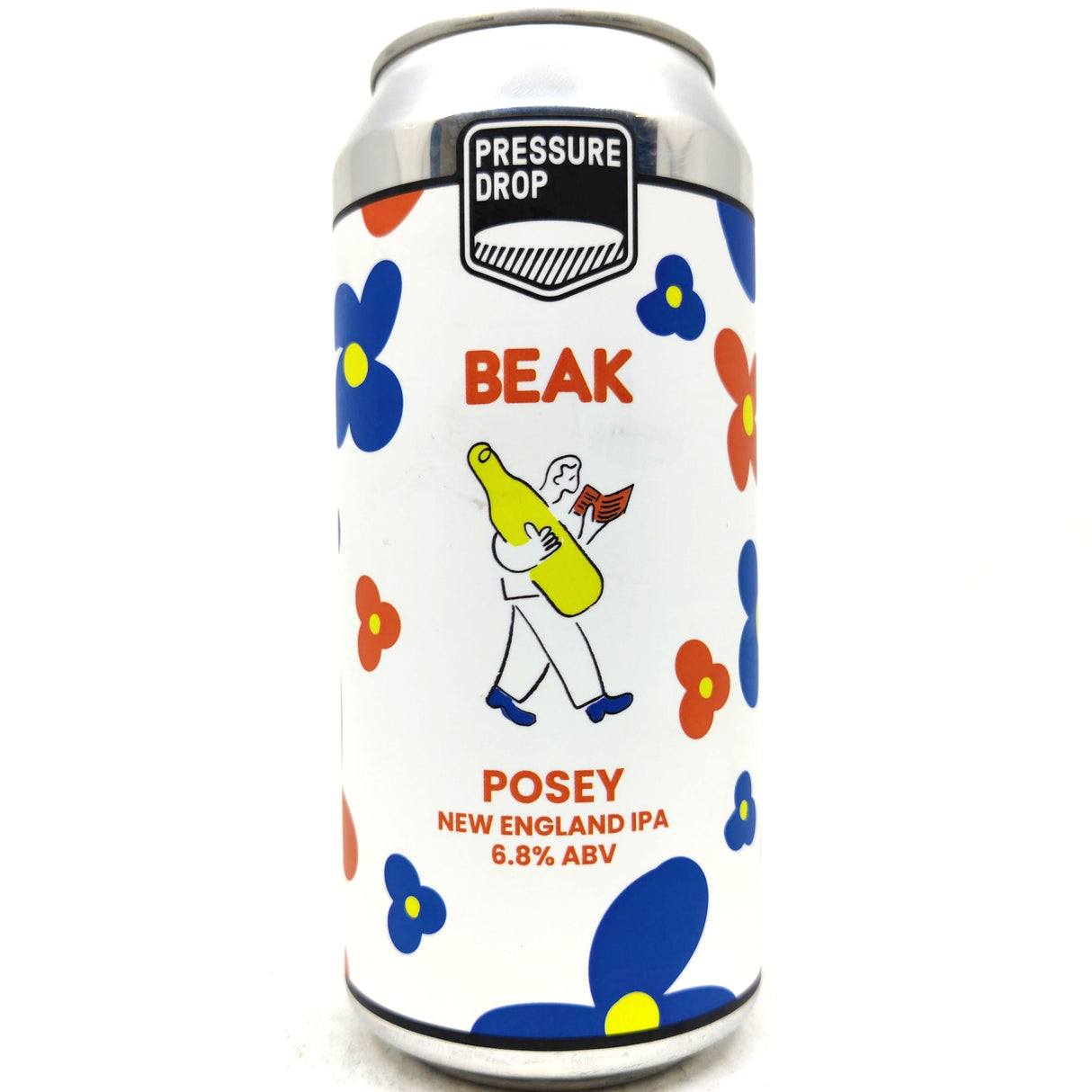 Pressure Drop x Beak Posey New England IPA 6.8% (440ml can)-Hop Burns & Black