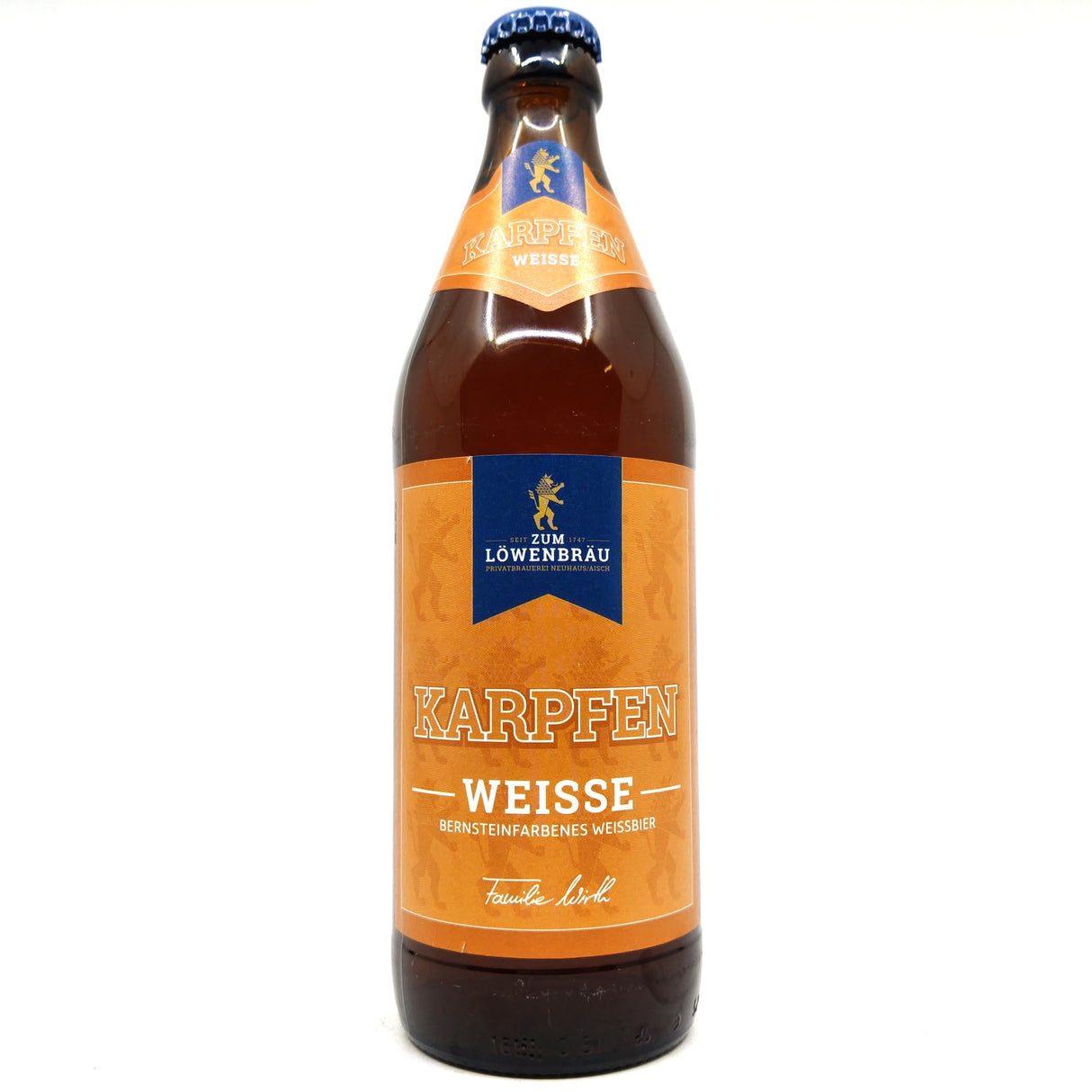Zum Lowenbrau Karpfen-Weisse 5.3% (500ml)-Hop Burns & Black