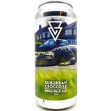 Azvex Brewing Suburban Crocodile IPA 7.1% (440ml can)-Hop Burns & Black