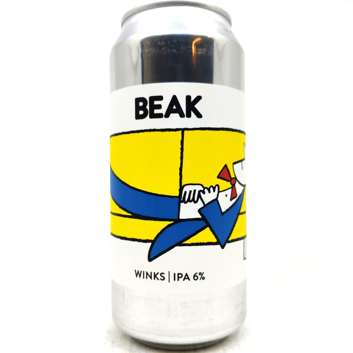 Beak Brewery Winks IPA 6% (440ml can)-Hop Burns & Black