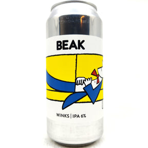 Beak Brewery Winks IPA 6% (440ml can)-Hop Burns & Black