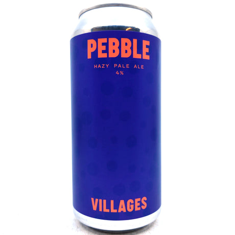 Villages Pebble Hazy Pale Ale 4% (440ml can)-Hop Burns & Black