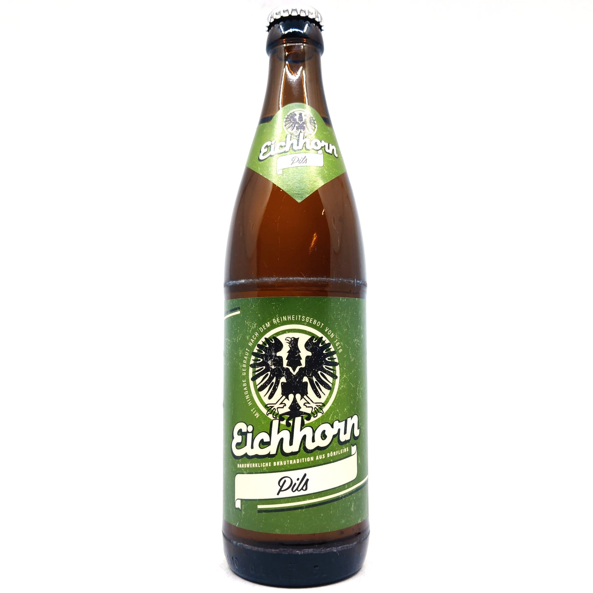 Eichhorn Pils 5% (500ml)-Hop Burns & Black