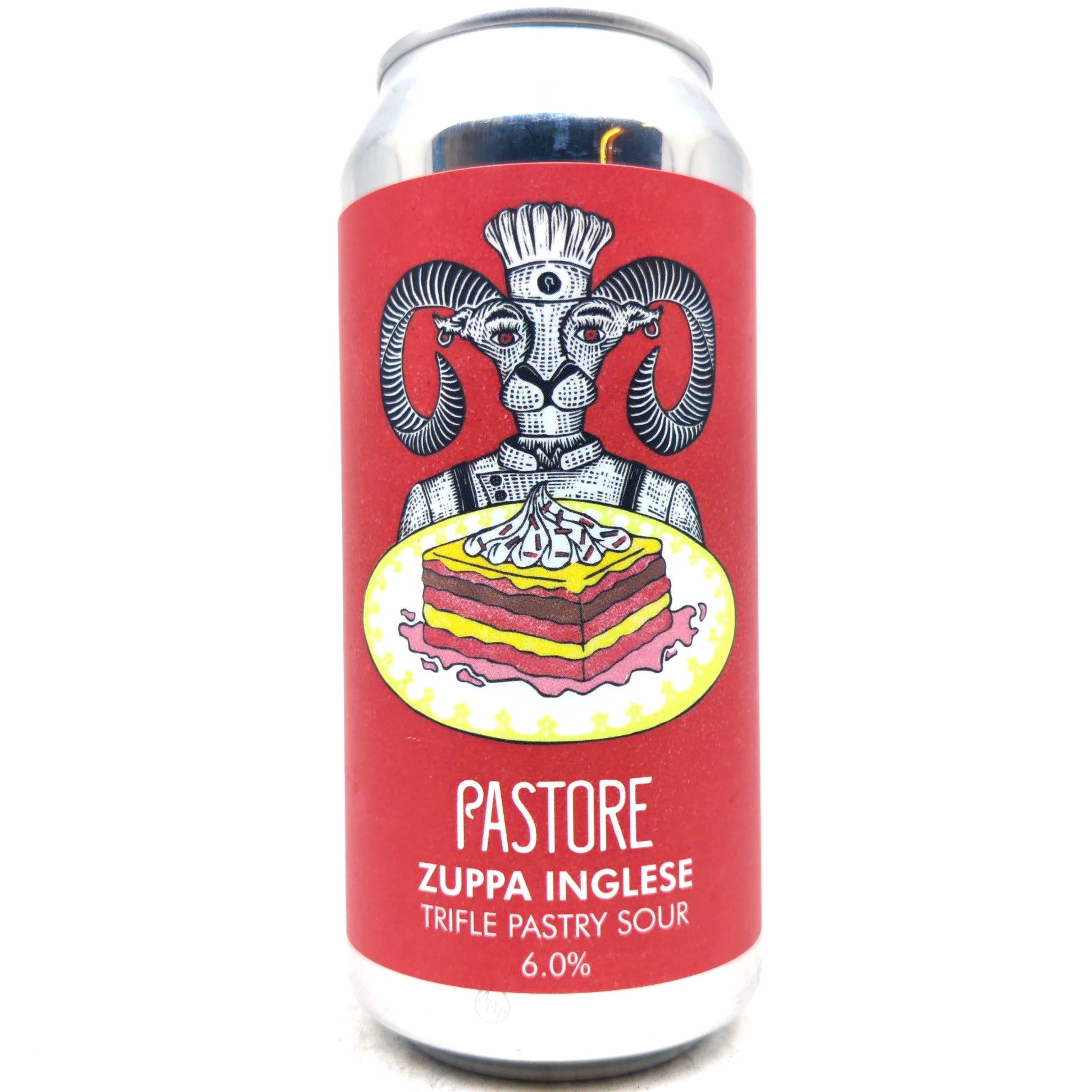 Pastore Zuppa Inglese Pastry Sour 6% (440ml can)-Hop Burns & Black