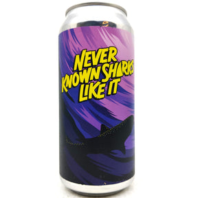 Verdant x Rivington Never Known Sharks Like It Double IPA 8.5% (440ml can)-Hop Burns & Black