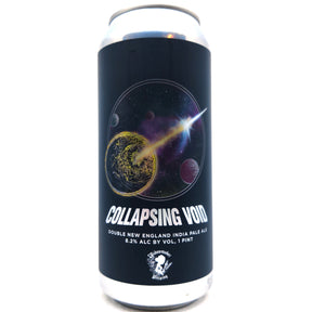 Widowmaker Collapsing Void Double IPA 8% (473ml can)-Hop Burns & Black
