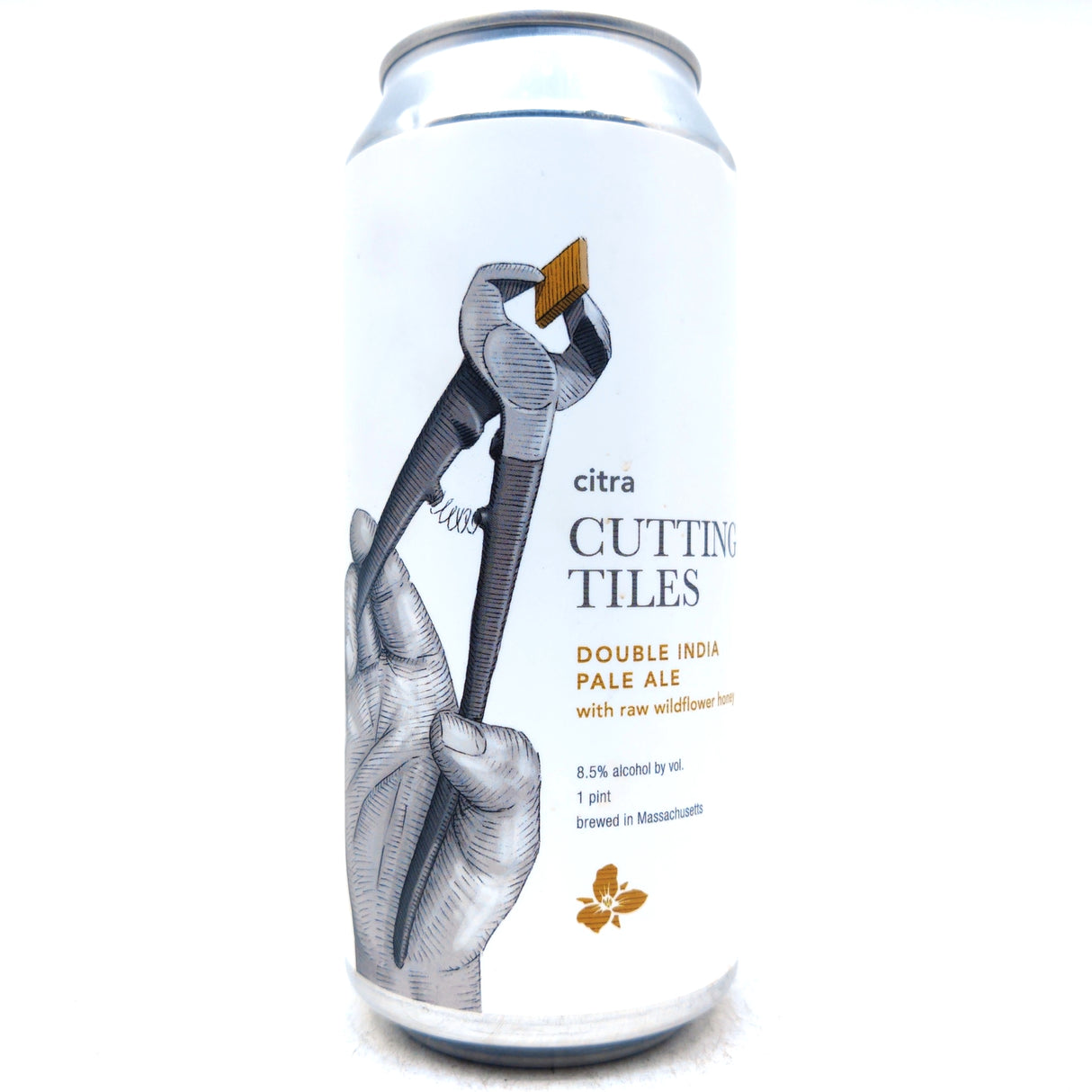 Trillium Citra Cutting Tiles Double IPA 8.5% (473ml can)-Hop Burns & Black