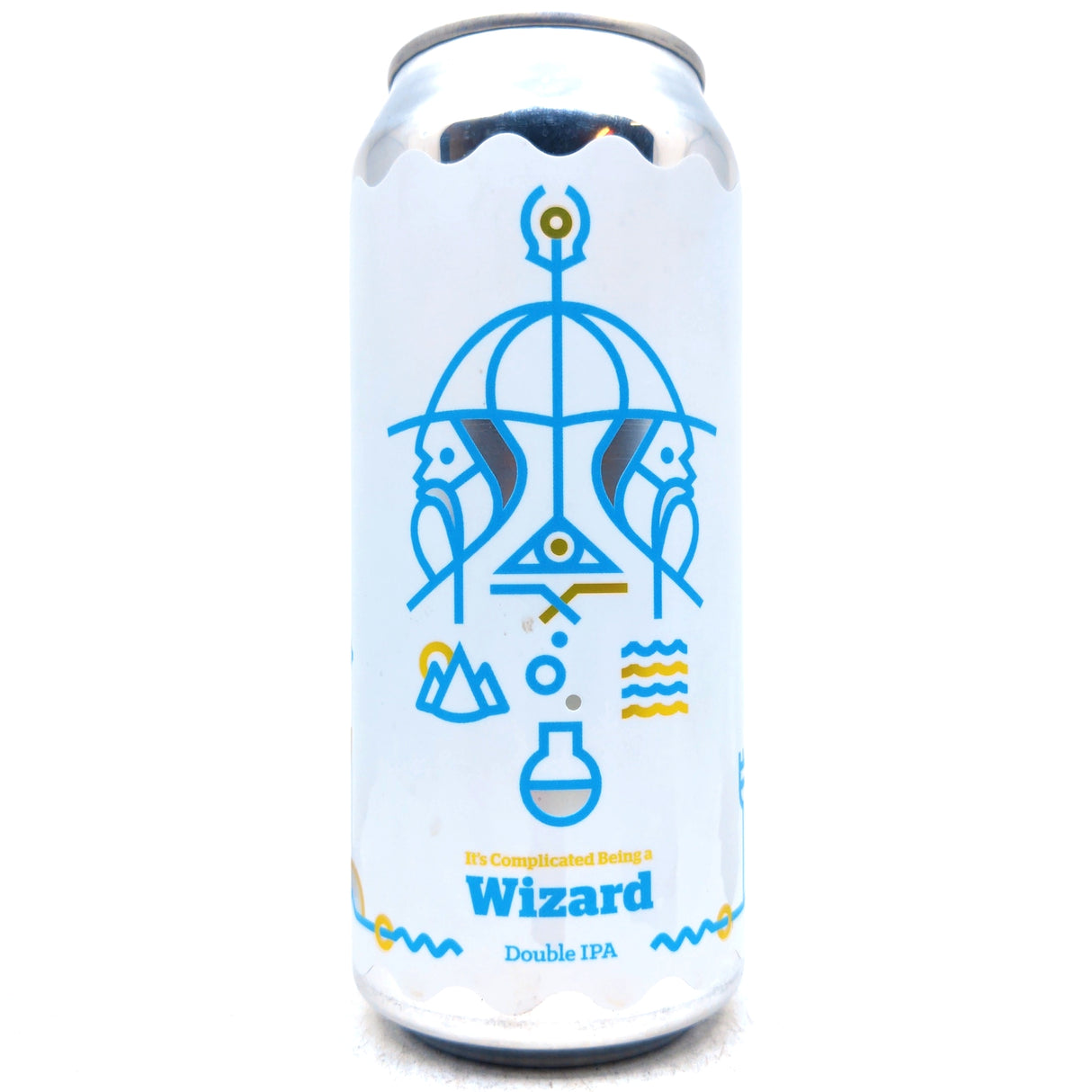 Burlington It's Complicated being a Wizard Double IPA 8% (473ml can)-Hop Burns & Black