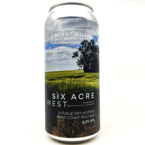 Burnt Mill Six Acre West Coast IPA 6.4% (440ml can)-Hop Burns & Black