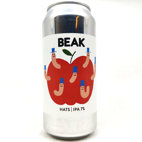 Beak Brewery Hats IPA 6.5% (440ml can)-Hop Burns & Black