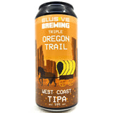 Elusive Brewing Triple Oregon Trail West Coast Triple IPA 10% (440ml can)-Hop Burns & Black