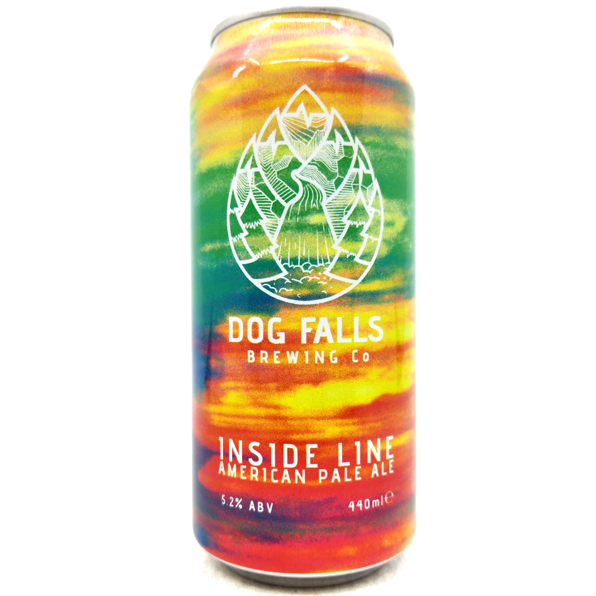 Dog Falls Brewing Inside Line American Pale Ale 5.2% (440ml can)-Hop Burns & Black