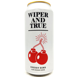 Wiper & True Cherry Bomb Cherry Sour 4% (440ml can)-Hop Burns & Black