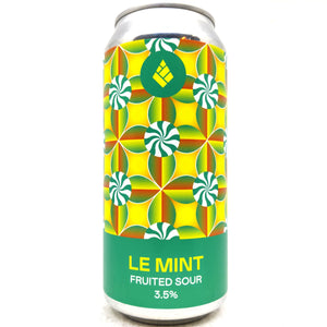 Drop Project Le Mint Fruited Sour 3.5% (440ml can)-Hop Burns & Black