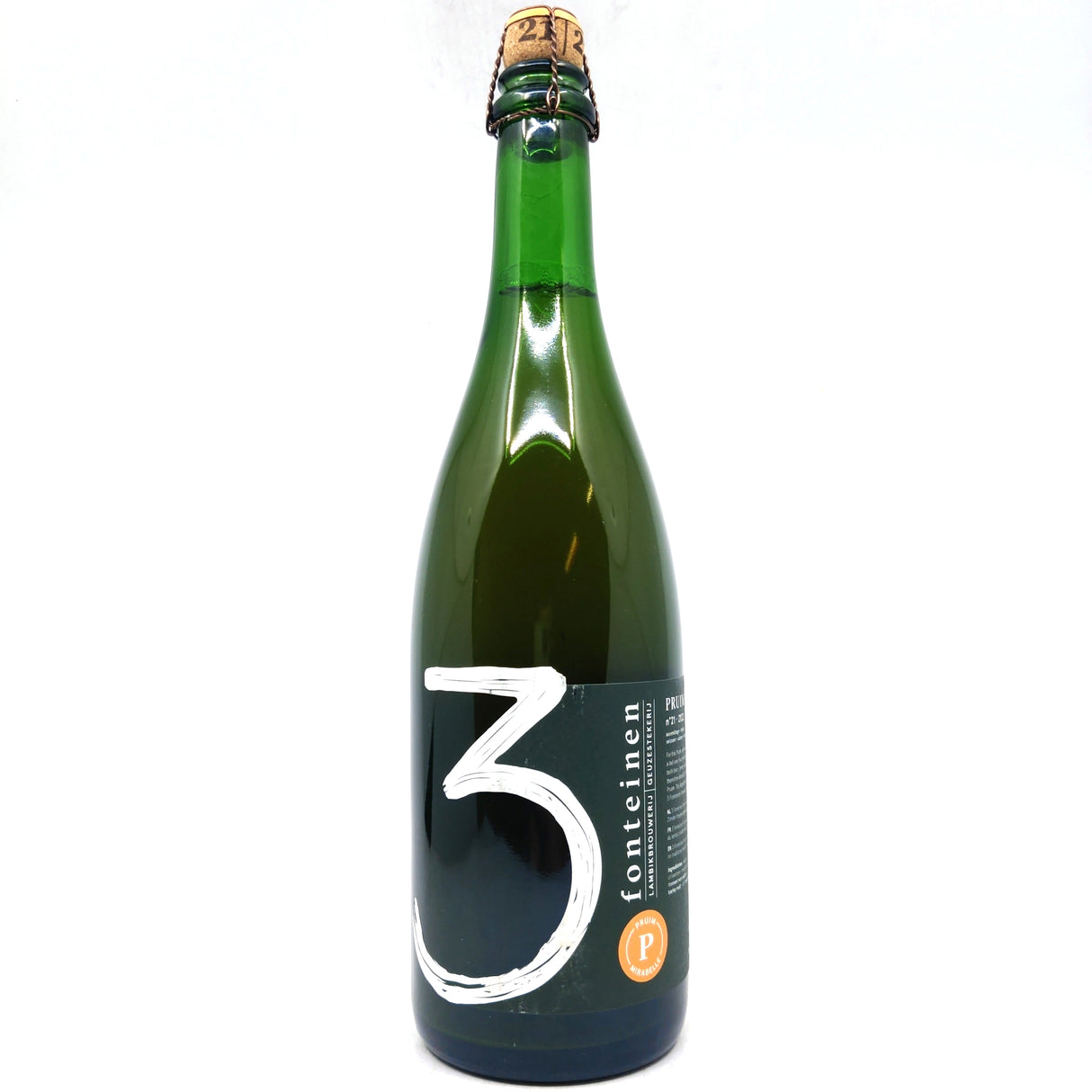 3 Fonteinen Pruim Mirabelle 7.3% (750ml)-Hop Burns & Black