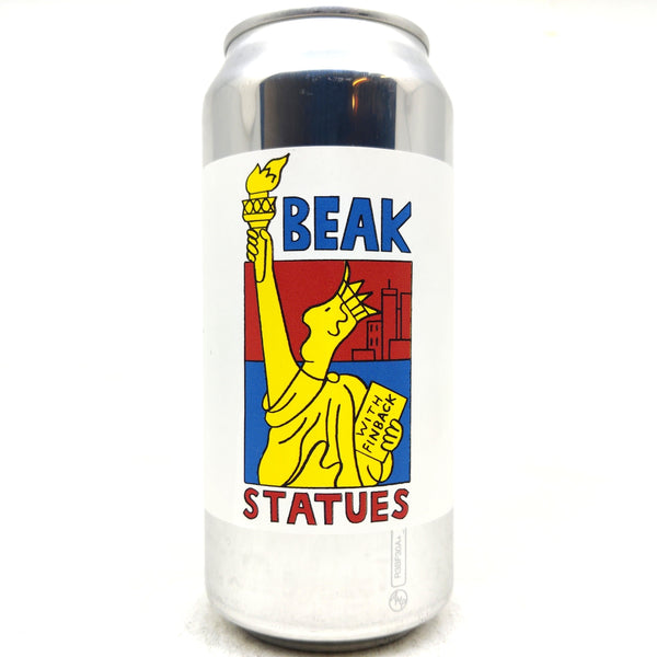 Beak Brewery x Finback Statues Triple IPA 10% (440ml can)-Hop Burns & Black