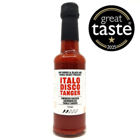 Hop Burns & Black x Whole Beast Italo Disco Tanger Agrodolce Table Sauce (150ml)-Hop Burns & Black